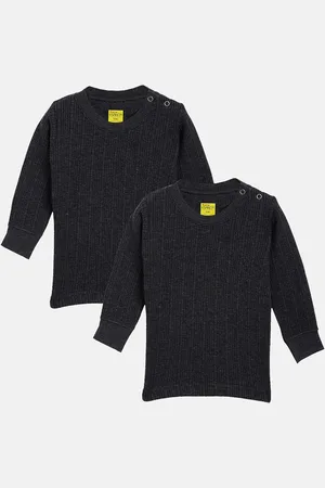 NEVA Kids Pack Of 2 Ribbed Thermal Top