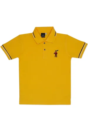 CAVIO Boys Polo Collar Pure Cotton T-shirt