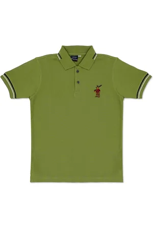 CAVIO Boys Polo Collar Pure Cotton T-shirt