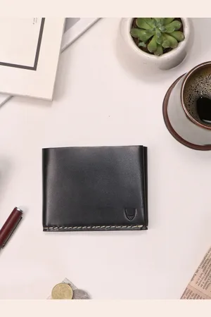 Hidesign Men Leather Three Fold Wallet