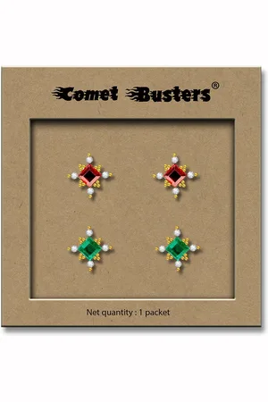 Comet Busters Non Piercing Ear Stickers Studs Earrings