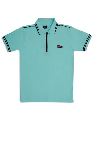 CAVIO Boys Polo Collar Pure Cotton T-shirt