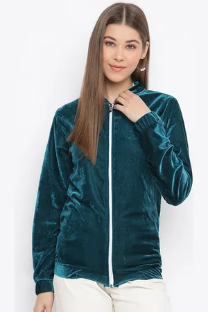 DressBerry Mock Collar Bomber Jacket