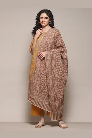 Biba Floral Woven Design Cotton Dupatta