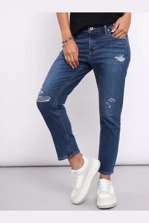 Lee Women Comfort Distressed Stretchable Jeans