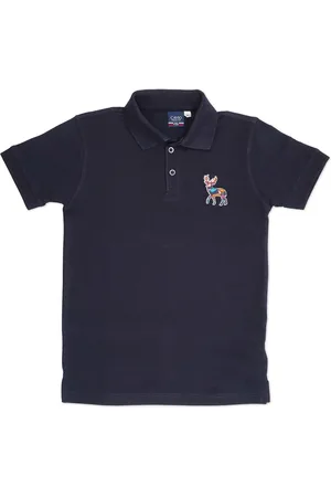 CAVIO Boys Polo Collar Pure Cotton T-shirt