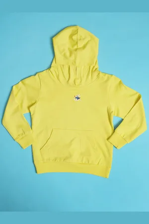 HOOP Girls Hooded Cotton Pullover Sweatshirt