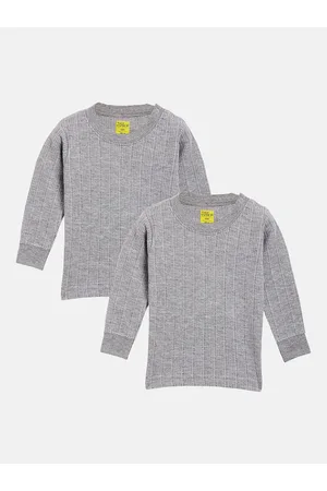 NEVA Kids Pack Of 2 Ribbed Cotton Thermal Top