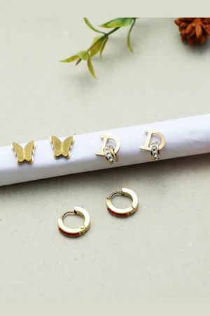 EL REGALO Set Of 3 Stud Earrings