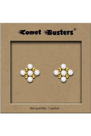 Comet Busters Non Piercing Stick On Studs Earrings
