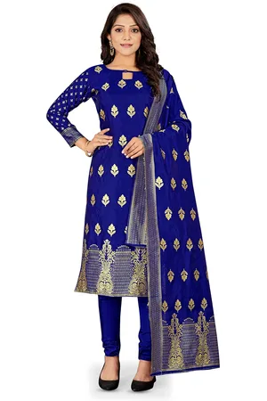 MANVAA Ethnic Motifs Woven Design Unstitched Dress Material