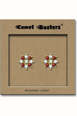 Comet Busters Non Piercing Ear Stickers Studs Earrings