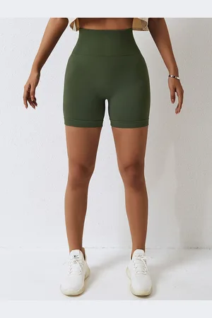 LULU & SKY Women Slim Fit High-Rise Yoga Sports Shorts