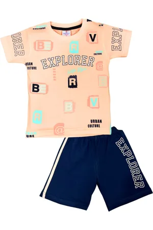 BAESD Kids Printed Pure Cotton Clothing Set