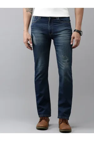 Mast & Harbour Men Bootcut Fit Jeans