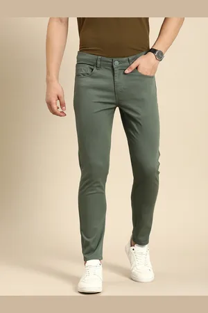Being Human Men Textured Comfort Chinos Trousers