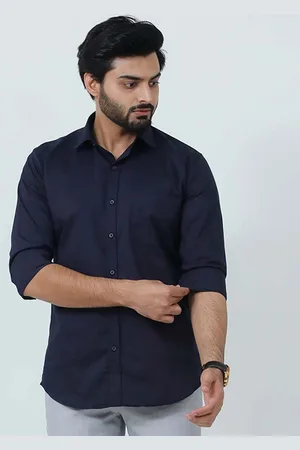 Blue Bird Classic Long Sleeves Casual Shirt