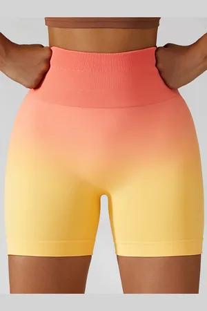 LULU & SKY Women Colourblocked Skinny Fit Yoga Shorts