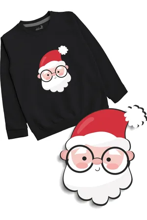 Minicult Kids Printed Christmas Cotton Sweatshirt