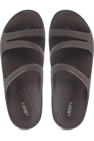 CASSIEY Women Classic Retro Rezort Rubber Sliders