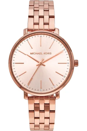 Michael Kors Women Rose Gold Pyper Analogue Watch MK3897