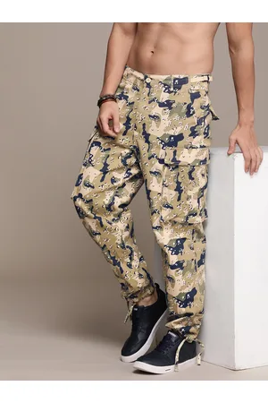 Buy Natural Grey Trousers & Pants for Men by DENNISLINGO PREMIUM ATTIRE  Online | Ajio.com