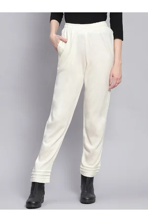Buy Men Grey Plain Trousers Online in India - Monte Carlo