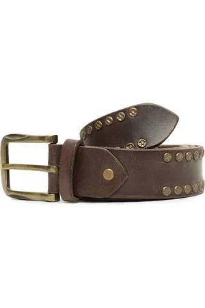 ART N VINTAGE Men Embellished Leather Belt