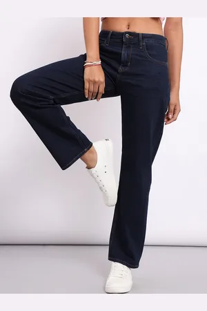 Lee Women Jane Straight Fit High-Rise Stretchable Jeans