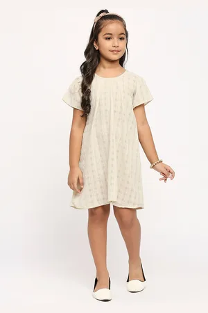 GUFRINA Girls Checked A-Line Dress