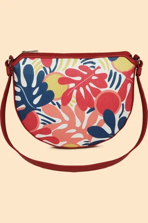 Sangria Ethnic Motifs Printed Sling Bag