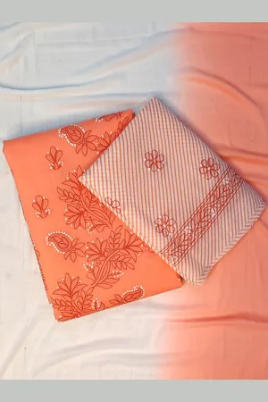 Seva Chikan Ethnic Motifs Embroidered Lucknowi Chikankari Detail Unstitched Dress Material