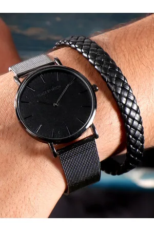 Joker & Witch Men Bracelet & Watch Gift Set