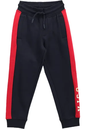 Ralph Lauren Boys Colourblocked Regular Fit Mid Rise Cotton Joggers