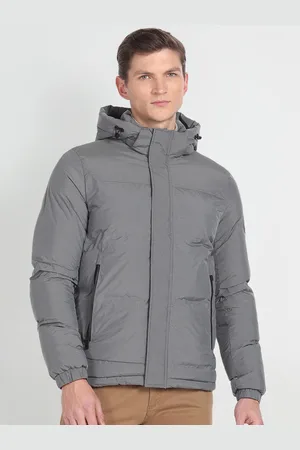 Arrow Detachable Hooded Insulated Puffer Jacket