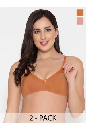Pack of 2 Non-Padded Cotton Bra
