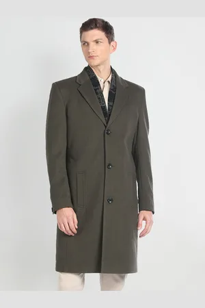 Arrow Single Breasted Trench Coat With Detachable Muffler