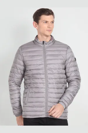 Arrow Mock Collar Puffer Jacket
