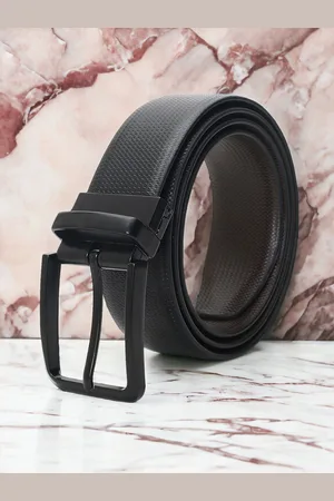 CRUSSET Men Textured Reversible Formal Belt