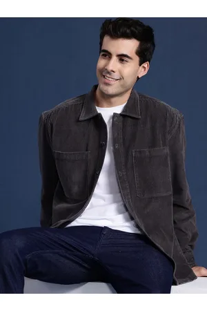 Mast & Harbour Men Corduroy Pure Cotton Shacket