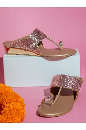Inc 5 Embellished One Toe Wedge Heels