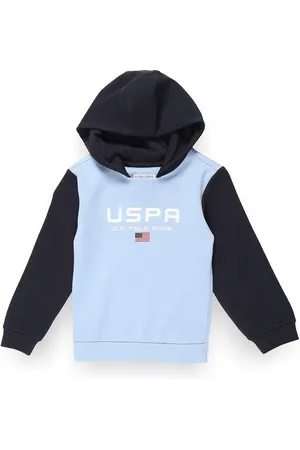 Ralph Lauren Boys Typography Printed Hooded Sweatshirt