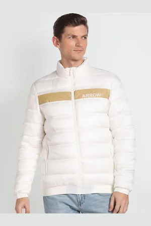 Arrow Mock Collar Puffer Jacket