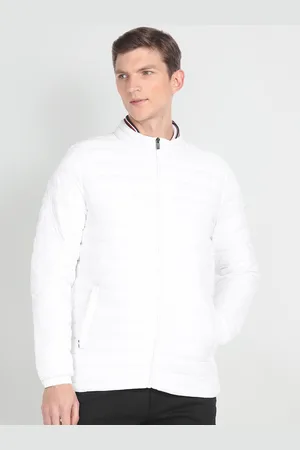 Arrow Mock Collar Puffer Jacket