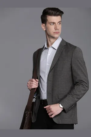 Louis Philippe Men Slim Fit Single-Breasted Blazer