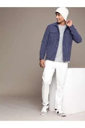 WROGN Men Pure Cotton Corduroy Tailored Jacket