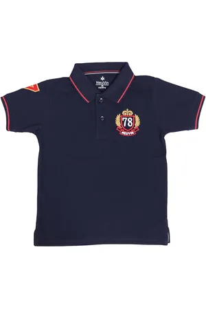 BAESD Boys Polo Collar Cotton T-shirt