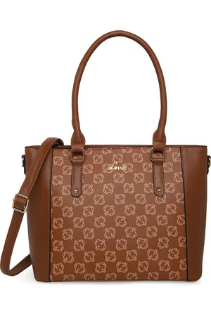 LAVIE Abstract Printed Structured Shoulder Bag
