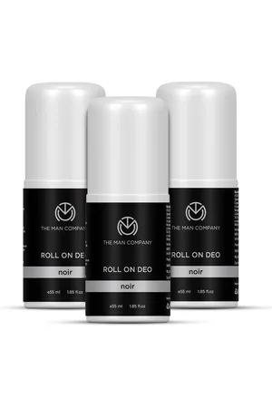 THE MAN COMPANY Set of 3 Noir Roll On Deodorant - 55 ml each