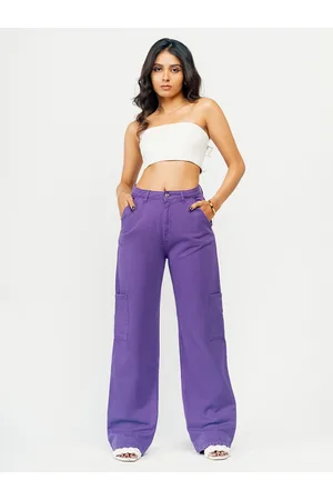 FREAKINS Women Bootcut High-Rise Pure Cotton Jeans